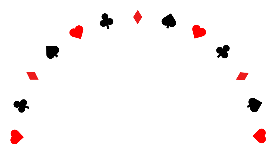 Card suits arch